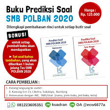 Maybe you would like to learn more about one of these? Sukses Smb Polban No Twitter Buku Prediksi Smb Polban 2020 Dilengkapi Pembahasan Rinci Untuk Setiap Butir Soal Cara Pembelian Sms Wa 081223605351 Line Kuadran Bukuprediksismbpolban Bukuprediksismbpolban2020 Kuadran Polban