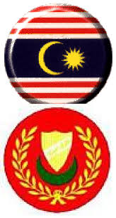 Di bawah jata negara membawa maksud 3 wilayah persekutuan terpenting iaitu kuala lumpur, labuan dan putrajaya yang bernaung dan mendokong wilayah persekutuan. Bendera Bulat