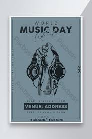 1,000+ vectors, stock photos & psd files. World Music Day Event Poster Design Psd Free Download Pikbest