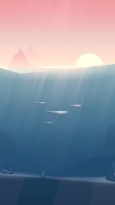 App Illustrations Three Phases Minimalist Wallpaper Art Wallpaper Landscape Illustration