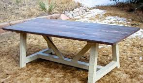 Ana White Trestle Table Plans Diy Farm Tables Farmhouse Table Plans Trestle Table Plans