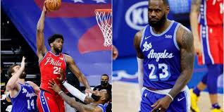 The most exciting nba replay games are avaliable for free at full match tv in hd. Nba Lebron James And The Foul To Joel Embiid In Los Angeles Lakers Vs 76ers Video Football 24 News
