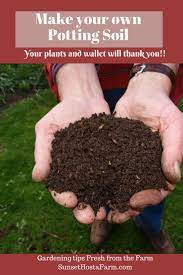 Make Your Own Potting Soil And Save Money Potting Soil Garden Pots Diy Soil