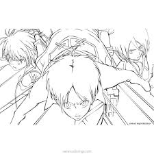 Aot coloring pages coloring crew coloring pages. Attack On Titan Coloring Pages Eren Some Of The Coloring Pages Shown Here Are Eren Yeager Lineart By Joezart63 On Deviantart E Coloring Home