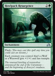 Maybe you would like to learn more about one of these? Howlpack Resurgence Shadows Over Innistrad Gatherer Magic The Gathering