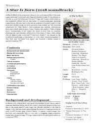 ›i'll never love again (film version). A Star Is Born 2018 Soundtrack Pdf Sound Recording Cultural Economics