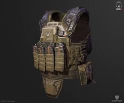 New 3d Model For Crytek Soldier Vest By Denis Didenko Creatures 2d Futuristic Armour Armor Concept Soldier