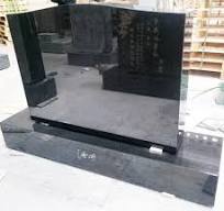 Custom Classical Black Granite Monument Tombstone Headstone ...