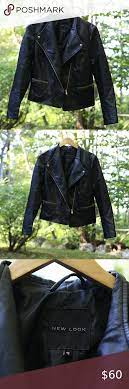 Nwot New Look Vegan Leather Jacket From Asos Vegan Leather Jacket Leather Jacket Vegan Leather