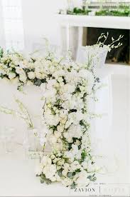 Brides Table Bridal Table Wedding Main Table Floral Table Flower Runner Floral Runn Wedding Table Flowers Bridal Table Flowers Wedding Flowers White Roses