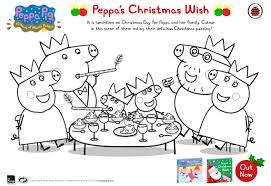 Oh no, what a mess! Christmas With Peppa Pig Free Printable Coloring Sheets More Nanny To Mommy