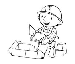 Black Bob The Builder New Bob20le20bricoleur20monte20un20mur Gif Cartoon Clip Art Bob The Builder Coloring Pages