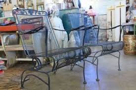 Sale Pair Vintage Woodard Coil Spring Wrought Iron Patio Chairs Orleans Grape Wrought Iron Patio Set Wrought Iron Patio Chairs Vintage Patio
