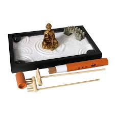 Buy zen garden and get the best deals at the lowest prices on ebay! Japanese Tabletop Meditation Zen Garden Small Office Desktop Miniature Buddha Rock Sand Garden Mini Desk Zen Gifts Rake Kits Tools Candle Incense Holder Women Man Office Stress Relief Therapy Decor Buy