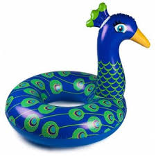 Bouee Gonflable Geante Paon Bleu 127x114x116cm Grande Bouee Animaux Xxl Accessoire Piscine Adulte Mer Jeux De Plage Achat Prix Fnac