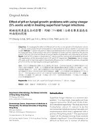 pdf effect of ph on fungal growth
