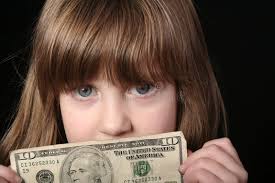 173 Child Holding One Dollar Bill Stock Photos