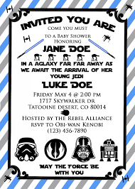 Star Wars Baby Shower Invite So Cute For A Star Wars Themed Baby Shower Or Even Birt Star Wars Baby Shower Star Wars Birthday Invitation Star Wars Invitations