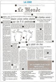 Le Vocabulaire De La Presse La Une Du Monde B1 Learnfrench Visitfrance Com Education Aux Medias Vocabulaire Enseignement Du Francais