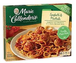 Consumers have contributed 28 marie callender's frozen food reviews about 26 frozen foods and told us what they think. Spaghetti Meatballs Spaghetti Meat Sauce Meat Sauce Banquet Food