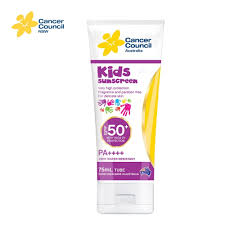 Sunscreen and skin cancer prevention. Cancer Council Kids Sunscreen Spf50 75ml