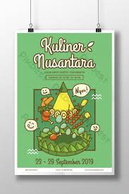 Atau hanya republik indonesia (ri) adalah negara di asia tenggara yang dilintasi garis khatulistiwa dan berada di antara daratan benua asia dan australia, serta antara samudra pasifik dan samudra hindia. Festival Kuliner Nusantara Cute Food Poster Ai Free Download Pikbest
