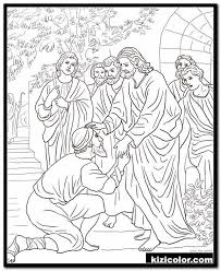 You can use our amazing online tool to color and edit the following healing coloring pages. Ten Lepers Coloring Page 17 Jesus Heals The Leper Free Print And Color Online