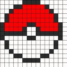 Pokeball Pixel Art Pokemon Cross Stitch Pokemon Pattern Pixel Pattern