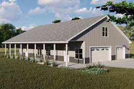 House Plan 963 00385 Ranch Plan 1 350 Square Feet 1 Bedroom 1 Bathroom Ranch House Plan Shed House Plans Barn House Design