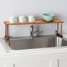 space saving pine wood over the sink