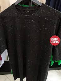 Jual Black Galaxy Tee Kaos Hitam Bintik Putih Hitam S Yoyaku Tokopedia Putih Hitam Tee Kaos