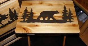 Pin By Christine Riopelle On Wood Burning Moose Decor Rustic Cabin Decor Bear Decor