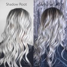 No Photo Description Available Shadow Roots Hair Silver Blonde Hair Shadow Root