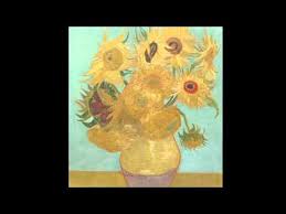 The first series, executed in paris in 1887, depicts the flowers lying on the ground, while the second set, made a year later in arles. Vincent Van Gogh Sunflowers Youtube