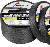 Amazon.com: RED WOLF Wiring Harness Cloth Tape High Temp ...