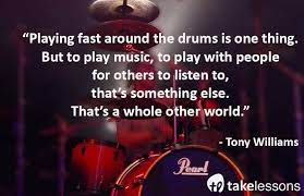 If a man does not keep pace with his companions, perhaps it is because he hears a different drummer. 10 Inspiring Quotes From Famous Drummers