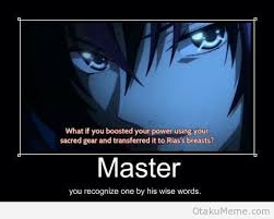 This Is How You Recognise A Master Highschool Dxd Dxd Anime Life