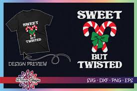 My fonts are free for personal use only. Sweet But Twisted Funny Candy Cane Graphic By Ssflower Creative Fabrica