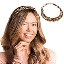 Braided headband hairstyles is very helpful in collecting ladies' hair. Madison Braids Womens Braided Headband Hair Braid Natural Looking Synthetic Hair Piece Extension Lulu Two Strand Highlighted Buy Online In Cayman Islands At Cayman Desertcart Com Productid 170276783