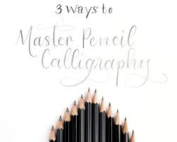 3 Ways To Master Pencil Calligraphy Pencil Calligraphy Hand Lettering Calligraphy Tutorial