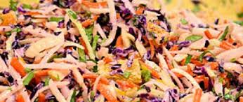 Pour any remaining dressing evenly over the salads and sprinkle each with the basil and sliced almonds. Jicama Fennel Citrus Salad Saladmaster Recipes