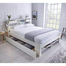 Harrison Bed Frame White Bed Frame Bed Frame With Storage Bed Frame With Drawers
