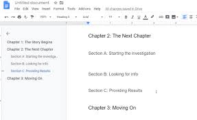 What if you have a document with over a hundred pages and it doesn't even have its own table of. How A Google Docs Table Of Contents Works