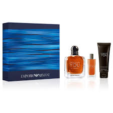 Armani beauty emporio armani stronger with you. Giorgio Armani Set Perfume Hombre Stronger With You Intensely 100 Ml 15 Ml Gel 75 Ml Falabella Com