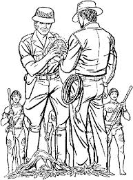 If you would like to download it, right click on the pictures and use the save image as menu. Coloring Indiana Jones With Some Natives Picture