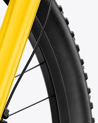 Download Electric Bike Mockup Left Half Side View In Vehicle Mockups On Yellow Images Object Mockups PSD Mockup Templates