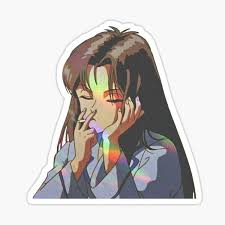 Top 10 badass anime girls feat anime x anime. Smoking Anime Girl Stickers Redbubble