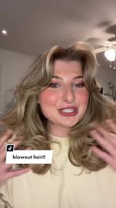 this turned out SO good omg😍 #blowouthair #hairtok #hairtutorial  #matildadjerfhair #90shair #blowouttutorial #hairrollers #velcrorollers #fyp