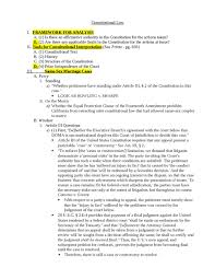 Con Law Outline Term Paper Example