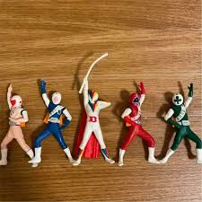 Power Rangers J.A.K.Q. Dengekitai HG Series Figure 5p Set BANDAI Japan  Vintage | eBay